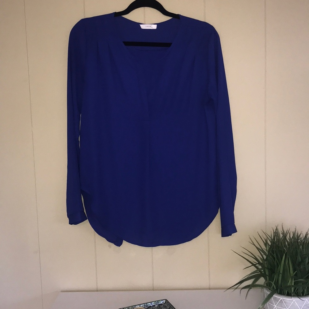 EUC Blue Open Back Blouse😏🔥